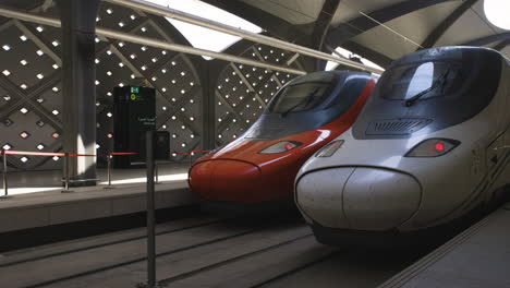 Haramain-high-speed-trains-stopped-at-platform