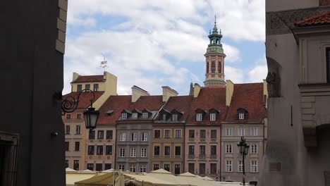 Blick-Auf-Die-Architektur-Der-Polnischen-Hauptstadt-Warschau
