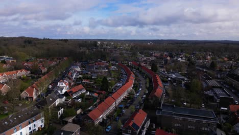 Day-time-drone-aerial-over-Arnhem-Velperweg-and-Klarendal-neighborhood