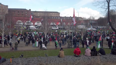 Wide-shot-of-a-Pro-Palestine-rally-at-Barrowland-Park