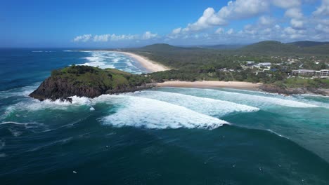 Norries-Headland-And-Cabarita-Beach-In-Northeastern-New-South-Wales,-Australia