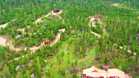 Isolated-Cabins-in-the-Middle-of-Nowhere-Surrounded-by-Pine-Tree-Forest-in-a-Hidden-Rural-Neighborhood-with-Dirt-Roads
