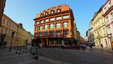 Grand-Café-Orient-Kubismus-Stil-Gebäude-Altstadt-Stadt-Prag-Tschechische-Republik