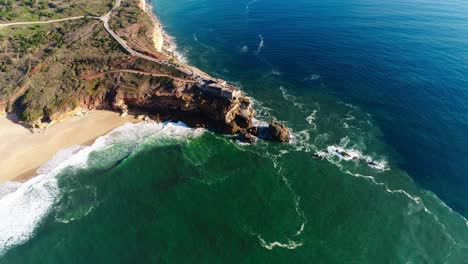 Fly-Above-Famous-Canyon-of-Nazaré-in-Portugal