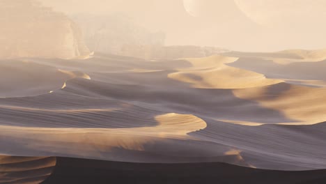 Reise-über-Die-Sanddünen-Einer-Fremden-Welt