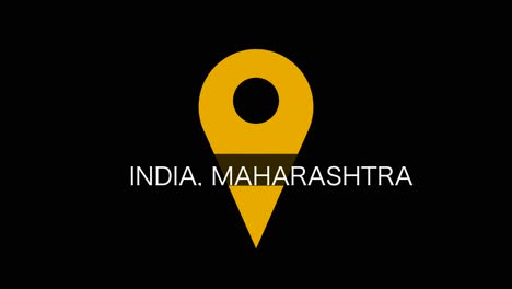 India,-Animación-Del-Logotipo-De-Ubicación-De-Maharashtra.