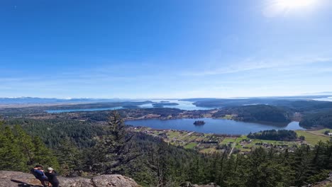 Vista-Panorámica-Del-Estrecho-De-Puget-Desde-El-Monte-Erie