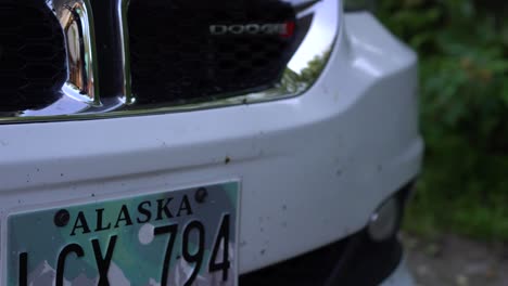 Alaska-Nummernschild---Autofahren