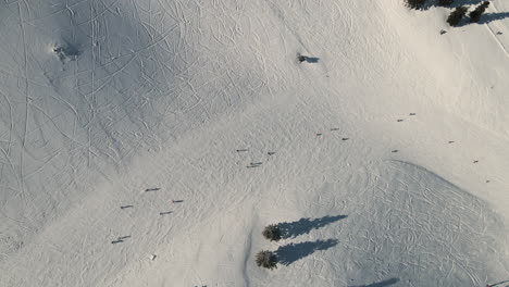 Luftaufnahme-Eines-Schneeresorts-In-Griechenland