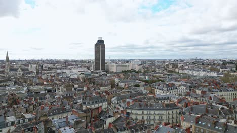 Tour-Bretagne-Oder-Bretagne-Turm-In-Der-Stadt-Nantes,-Frankreich