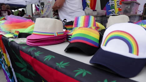 A-close-up-of-the-merchandise-at-a-booth-at-the-annual-MidMo-PrideFest