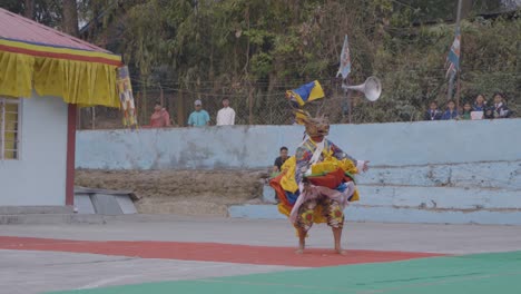 Dies-Ist-Ein-Traditionelles-Buddhistisches-Fest,-Das-Jedes-Jahr-Im-Pedong-Kloster-Stattfindet