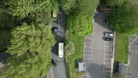 editorial-aerial-views-of-a-road-traffic-accident-between-drivers-in-the-UK