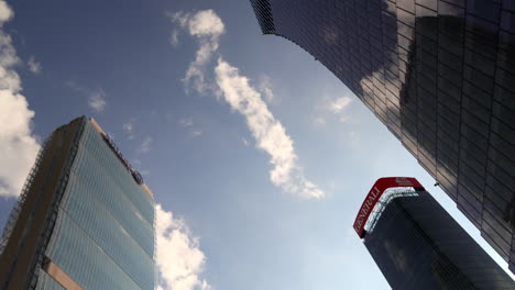 Low-angle-skyscrapers-CityLife-district-Milan-italy