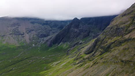 Dark-Clouds-Roll-Down-Mountain-Side-Into-Fairy-Pools