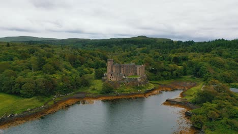 Aerial-View-of-Scottish-Castle