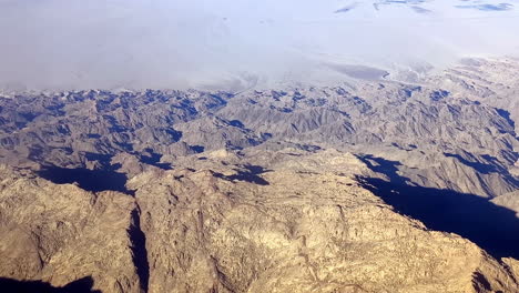 Antena-Altas-Montañas-Del-Sinaí-Cordillera-Jabal-Mousa-Península-De-Egipto