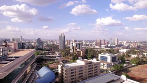 Aeridl-drone-reveal-shot-of-Nairobi-Kenya-from-Upperhill