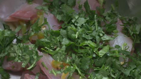 putting-coriander-on-the-fish-for-the-ceviche