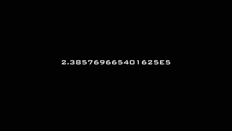 Scientific-Number-Counting-on-black-background