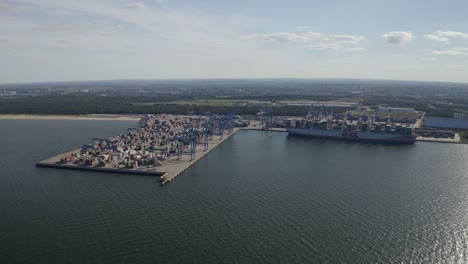 Gdansk-ship-terminal-aerial-video