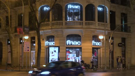 French-electronics-and-cultural-multinational-chain-Fnac-store-during-nighttime