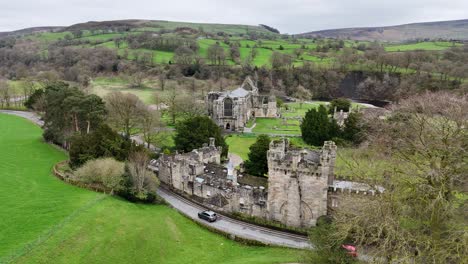 The-Hall-at-Bolton-Abbey-Yorkshire-UK-drone,aerial