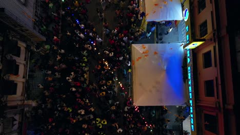 Hindu-Nacht-Thaipusam-Straßenfest-Parade