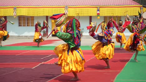 This-is-traditional-Buddhist-festival-held-every-year-in-pedong-monastery