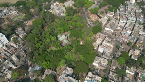 Town-Hall-museum-wide-bird-eye-view-in-Kolhapur-in-Maharashtra