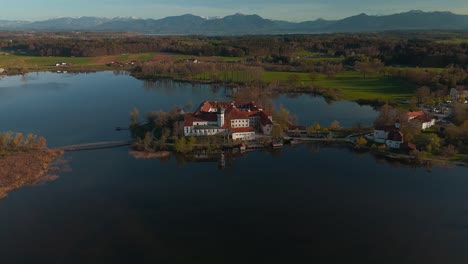 Famoso-Monasterio-Kloster-Seeon-En-Baviera,-Alemania