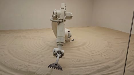 Sand-combing-machine-at-the-Museum-of-Light-and-Technology