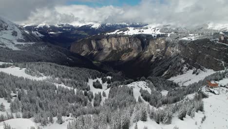 Französische-Alpen-Im-Winter,-In-Der-Nähe-Von-Morzine