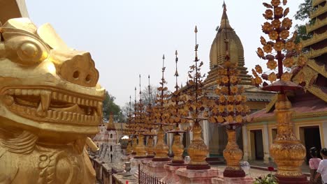 Dentro-De-Un-Templo-En-Bagan,-Myanmar