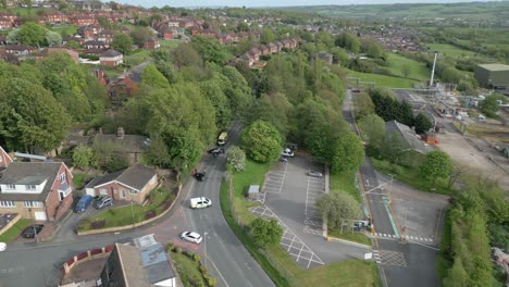 editorial-aerial-views-of-a-road-traffic-accident-between-drivers-in-the-UK