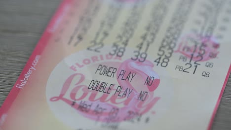 Close-up-of-lucky--Power-Ball-ticket