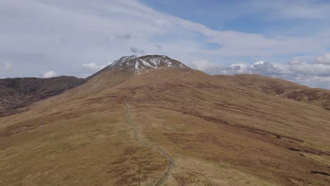 Hikers-walking-on-Ben-Lomond-munro-in-Scotland