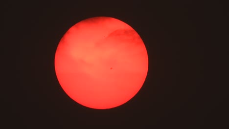 Sun-close-up-footage---black-marks-in-sun