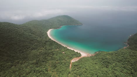Big-island-Ilha-Grande-aventureiro-beach-Angra-dos-Reis,-Rio-de-Janeiro,-Brazil