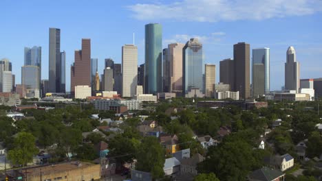 Drohnenaufnahme-Der-Innenstadt-Von-Houston,-Texas-Und-Umgebung