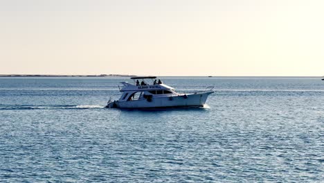 Tourists-On-Yacht-Sailing-On-The-Red-Sea-In-Egypt