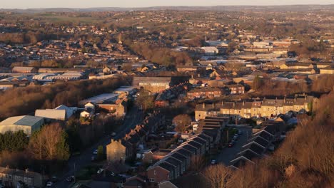 Aerial-video-footage-of-industrial-buildings-and-housing