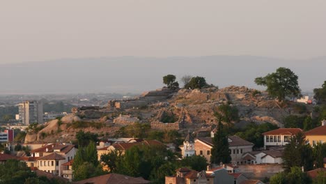 A-view-of-Nebet-Tepe-hill-lit-by-the-sunset