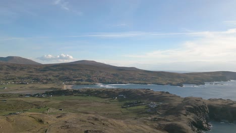 Glencolumbkille-Beach-4K-Luftaufnahme-Einer-Drohne---Co