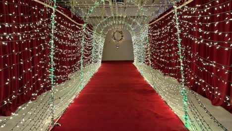 Hallway-entrance-decorated-for-Christmas-with-thousands-of-lights