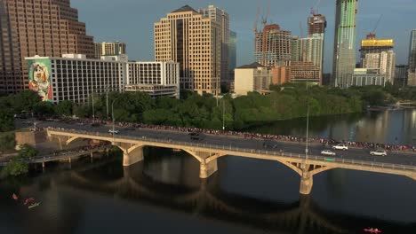 April-2024---4K-aerial-of-downtown-Austin,-Texas,-USA