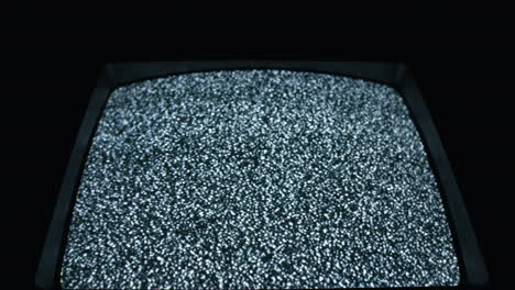 TV-Rauschstörungen-Und-Rauschen-Auf-Dem-Videorecorder-Fernsehbildschirm