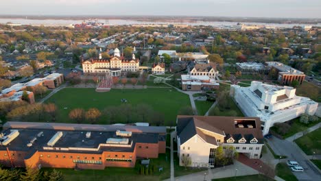 Widener-Universität-Drohne-Chester-Pennsylvania-Frühling