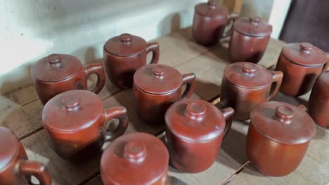 Clay-pottery-cup.-Cups-made-from-clay