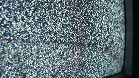 TV-static-and-noise-glitch-on-VCR-television-screen